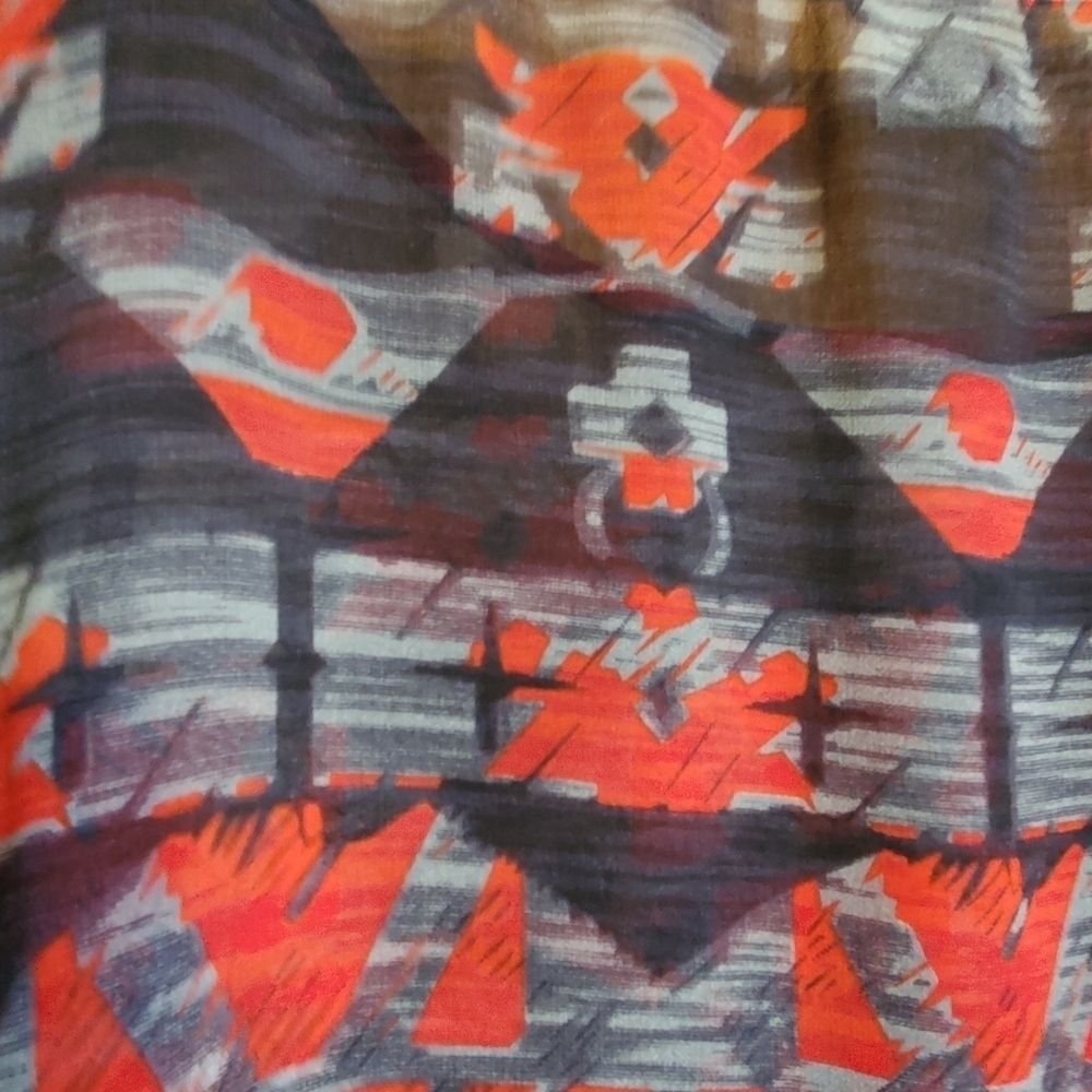 Ariat Tunic Poncho Sheer Boho western Shirt. Sz Med. - Picture 8 of 10